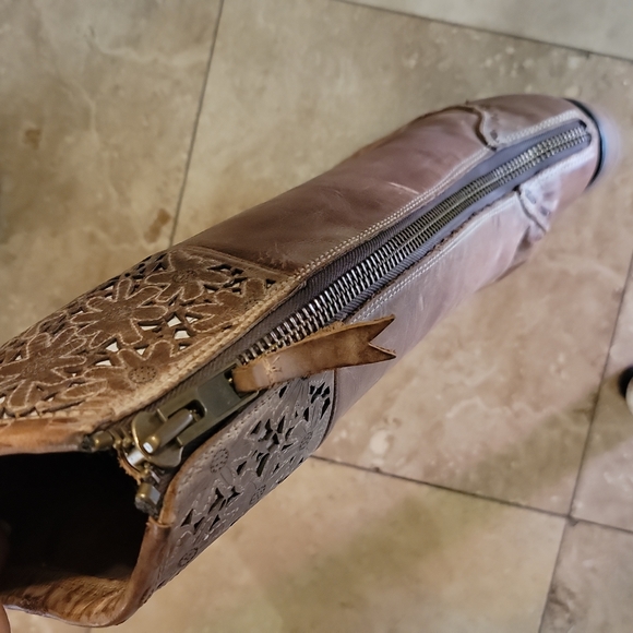 Corral light brown  leather boots 8 - Picture 10 of 10